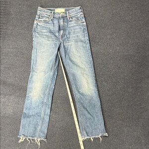 MOTHER High Waisted Rider Skimp in Cowboys Don’t Cry size 25